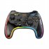 Wireless Transparent RGB Video Gamepads Game Controller Joystick STK 7039RG Compatible For Switch Pro Windows 7 8 10 And PC Steam transparent white