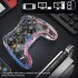 Wireless Transparent RGB Video Gamepads Game Controller Joystick STK 7039RG Compatible For Switch Pro Windows 7 8 10 And PC Steam transparent white