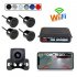 Wireless WIFI Car Rear View Reverse Parking Cam Radar Night Vision PZ600wifi 16 5 Parking camera set black