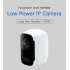 Wireless WIFI IP 1080 HD Monitor Camera Smart Low Consumption Waterproof Outdoor Camera 110 Wide View Angle Tosee T2 Black head white body