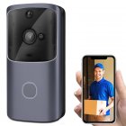 Wireless WiFi Smart Doorbell IR Video Visual Ring Camera Intercom for Home Security M10