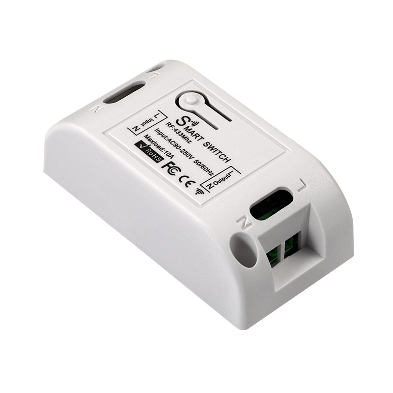 Wireless Wifi Switch Remote Control Smart On-off Controller Universal Intelligent Single Circuit Breaker White