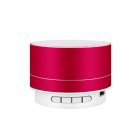 Wirelesss LED Glowing Bluetooth Receiver Hands free Music Player Metal Bluetooth Speaker red