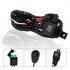 Wiring Harness Switch Relay Kit for Connect 2 LED Work Driving Light Bar