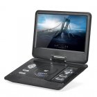 With a 13 3 inch screen this portable DVD player features a 270 degree rotating for viewing from any angle and stereo sound for a better cinematic experience