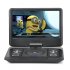 With a 13 3 inch screen this portable DVD player features a 270 degree rotating for viewing from any angle and stereo sound for a better cinematic experience