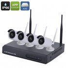 With everything you need to secure your home or business this 4 channel NVR Kit includes 4 HD IP cameras with night vision for total peace of mind