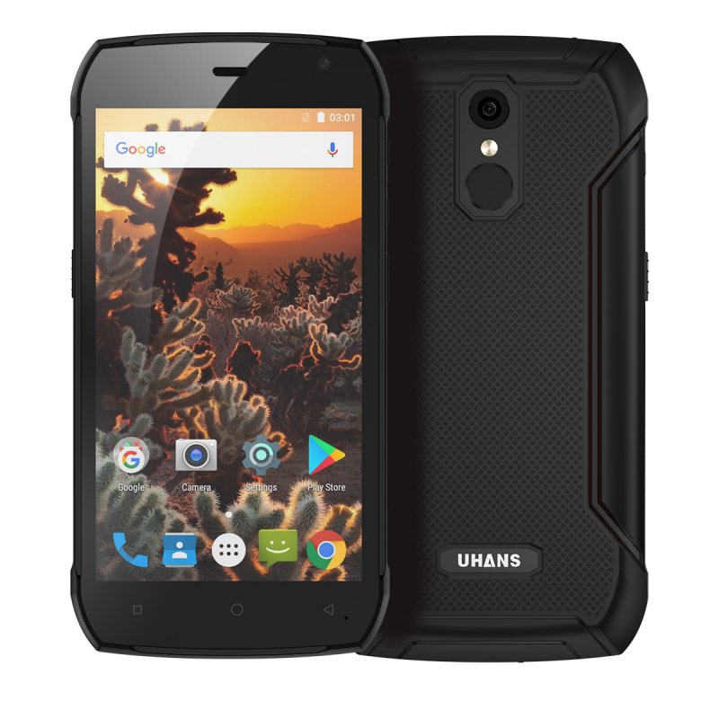 Uhans K5000 Rugged Phone - Android 7.0, Octa-