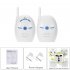 With this 2 4G wireless baby audio monitor  you ll be able to check on your sleeping child from the other room 