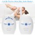 With this 2 4G wireless baby audio monitor  you ll be able to check on your sleeping child from the other room 