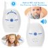 With this 2 4G wireless baby audio monitor  you ll be able to check on your sleeping child from the other room 