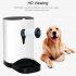 With this Automatic Food Dispenser  you can be sure that your pet always gets the proper amount of food  It comes with a 1MP camera to check on your dog  