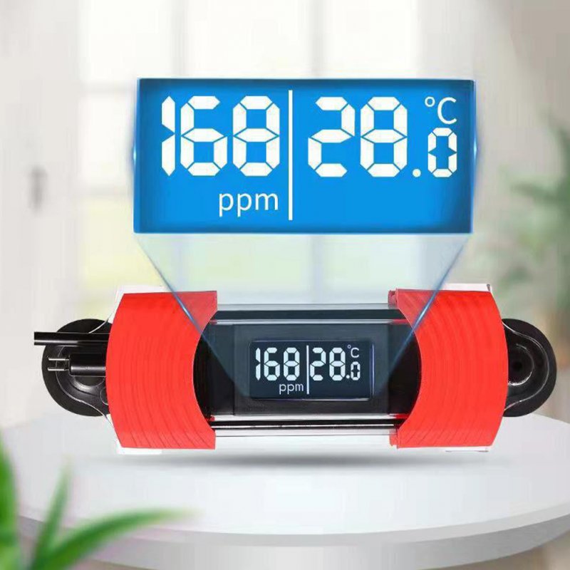 Fish Tank Thermometer High Precision Temperature Display Screen With Tds Water Quality Detection Aquarium Thermometer 