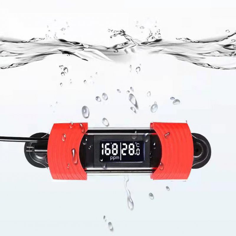 Fish Tank Thermometer High Precision Temperature Display Screen With Tds Water Quality Detection Aquarium Thermometer 