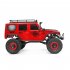 Wltoys 104311 1 10 2 4G 4x4 Crawler RC Car Desert Mountain Rock Vehicle Models With 2 Motors LED Head Light red 2 batteries