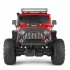 Wltoys 104311 1 10 2 4G 4x4 Crawler RC Car Desert Mountain Rock Vehicle Models With 2 Motors LED Head Light red 1 battery
