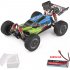 Wltoys 144001 1 14 2 4G 4WD High Speed Racing RC Car Vehicle Models 60km h upgrade battery 7 4V 2600mAh red