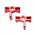 Wltoys 144001 1 14 RC Car Spare Parts 144001 1251 Upgrade Metal Front Wheel Seat red 1 pair