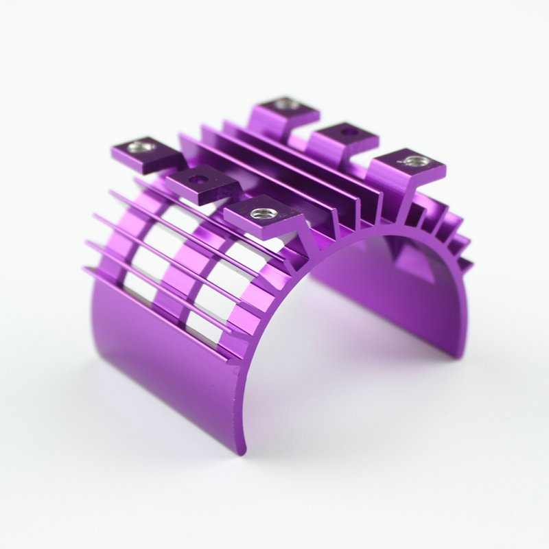 Wltoys 144001 Motor Cooling Fin Electric Machine Cooler Metal Upgrade Accessory purple