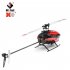 Wltoys Xk K110s Upgraded Six way Single paddle Brushless Remote  Control  Helicopter 3 axis Gyroscope Mini Drone For Kids Gifts As shown