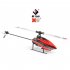 Wltoys Xk K110s Upgraded Six way Single paddle Brushless Remote  Control  Helicopter 3 axis Gyroscope Mini Drone For Kids Gifts As shown