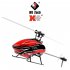 Wltoys Xk K110s Upgraded Six way Single paddle Brushless Remote  Control  Helicopter 3 axis Gyroscope Mini Drone For Kids Gifts As shown