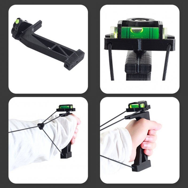 Bow Release Trainer Composite Pulley Bow Archery Posture Correction Equipment with Horizontal Bubble 