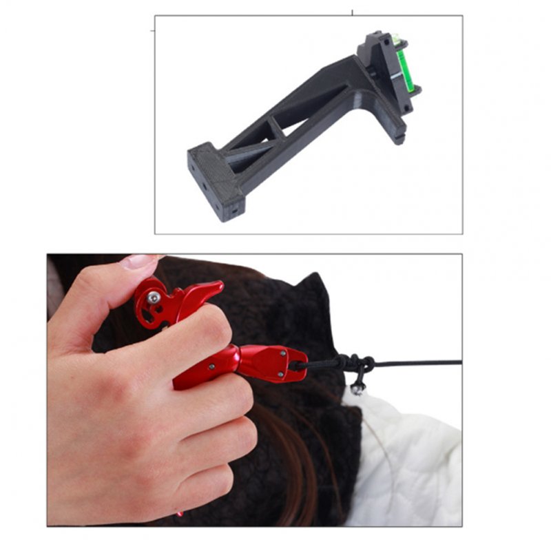 Bow Release Trainer Composite Pulley Bow Archery Posture Correction Equipment with Horizontal Bubble 
