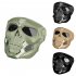 WoSporT Airsoft Half Face Masks Cosplay Halloween Mask Airsoft Breathable Protective FAST Tactical Mask For Party Halloween green