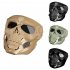 WoSporT Airsoft Half Face Masks Cosplay Halloween Mask Airsoft Breathable Protective FAST Tactical Mask For Party Halloween black black lenses