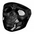WoSporT Airsoft Half Face Masks Cosplay Halloween Mask Airsoft Breathable Protective FAST Tactical Mask For Party Halloween black black lenses