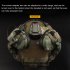WoSporT C5 Tactical Headsets Helmet Rail Hanging Headphones with Electronic Pickup Collapsible Headset Black CP