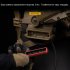 WoSporT C5 Tactical Headsets Helmet Rail Hanging Headphones with Electronic Pickup Collapsible Headset Black CP