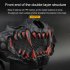 WoSporT Tactical Half Face Mask Fangs Breathable Protective Tactical Mask Half Face Protective Masks For Party Halloween MA 141 01 BK