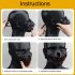 WoSporT Tactical Half Face Mask Fangs Breathable Protective Tactical Mask Half Face Protective Masks For Party Halloween MA 141 02 WG