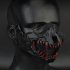 WoSporT Tactical Half Face Mask Fangs Breathable Protective Tactical Mask Half Face Protective Masks For Party Halloween MA 141 02 WG