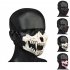 WoSporT Tactical Half Face Mask Fangs Breathable Protective Tactical Mask Half Face Protective Masks For Party Halloween MA 141 02 WG