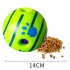 Wobble Giggle Ball For Dogs  Fun Giggle Sounds Puppy Wiggle Ball  Rolling Leakage Food Ball Interactive Decompression Toys For Anxiety Relief 14CM