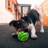 Wobble Giggle Ball For Dogs  Fun Giggle Sounds Puppy Wiggle Ball  Rolling Leakage Food Ball Interactive Decompression Toys For Anxiety Relief 14CM