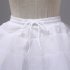 Woman Cosplay Maid Outfit Delicate Tulle Short Boneless Wedding Dress Petticoat white 35cm