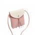 Woman Mini Fringed Fashion Colorful Shoulder pouch Chic Satchel Pink