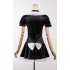 Woman Plus size Cute Slim Dress Halloween Special Festival Costume Maid Uniform black XXL