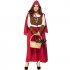 Woman Plus size Retro Vest Dress Halloween Special Festival Costume red XL