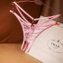 Woman Sexy Panties Lingerie Transparent Underwear Briefs Adult Open G String Thongs Pink One size