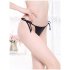Woman Sexy Underwear Lace up Underwear Elastic T back Lady Sexy Underpants black Free size