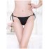 Woman Sexy Underwear Lace up Underwear Elastic T back Lady Sexy Underpants white Free size