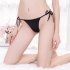 Woman Sexy Underwear Lace up Underwear Elastic T back Lady Sexy Underpants black Free size