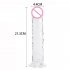 Woman Soft Crystal Dildo With Strong Suction Cup Multi size G spot Orgasm Sex Toys Adult Supplies YL21001 L transparent large