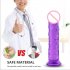Woman Soft Crystal Dildo With Strong Suction Cup Multi size G spot Orgasm Sex Toys Adult Supplies YL21001XL transparent plussize