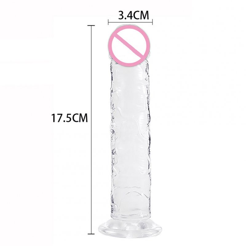 Woman Soft Crystal Dildo With Strong Suction Cup Multi-size G-spot Orgasm Sex Toys Adult Supplies